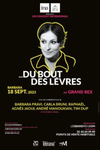 Immortelle Barbara – « …Du bout des lèvres » au Grand Rex à Paris, le 18/09/2023 2024 one on netflix