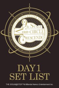 THE IDOLM@STER SideM 9th STAGE ~MIR＠-CIRCLE CRESCENDO~ (DAY 1) 2024 one on netflix