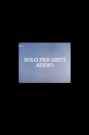 Solo per Dirti Addio 1992 one on netflix