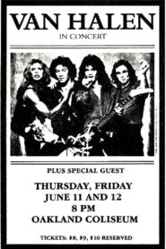 Van Halen: Oakland, CA @ Oakland Arena 1981 1981 one on netflix