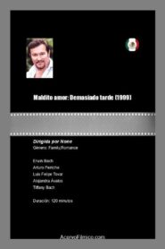 Maldito amor: Demasiado tarde 1999 one on netflix