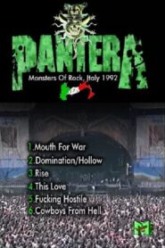 Pantera: [1992] Monsters of Rock Italy 1992 one on netflix