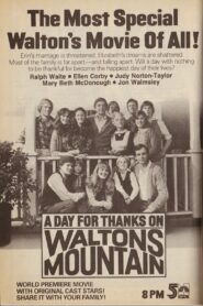 A Day for Thanks on Waltons Mountain 1982 one on netflix