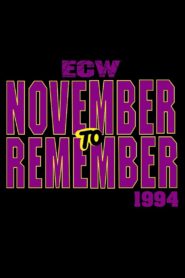 ECW November to Remember 1994 1994 one on netflix