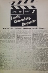 Take One: Fear on Film 1982 one on netflix