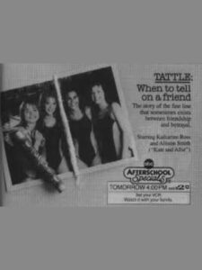 Tattle: When To Tell On A Friend 1988 one on netflix