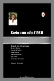 Carta a un Niño 1981 one on netflix